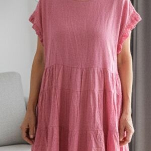 Rhea Sangria Pink Mini Dress